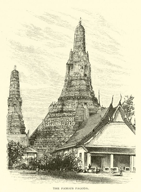 Die berühmte Pagode von American School