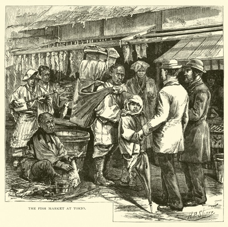Der Fischmarkt in Tokio von American School