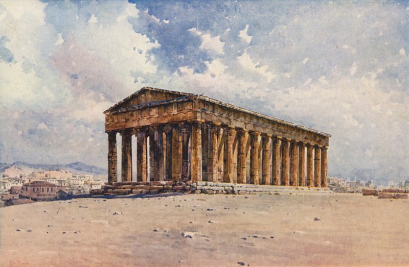 Tempel des Hephaistos, Athen von Angelos Giallinos