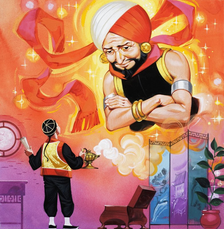 Aladdin und seine Wunderlampe von Angus McBride