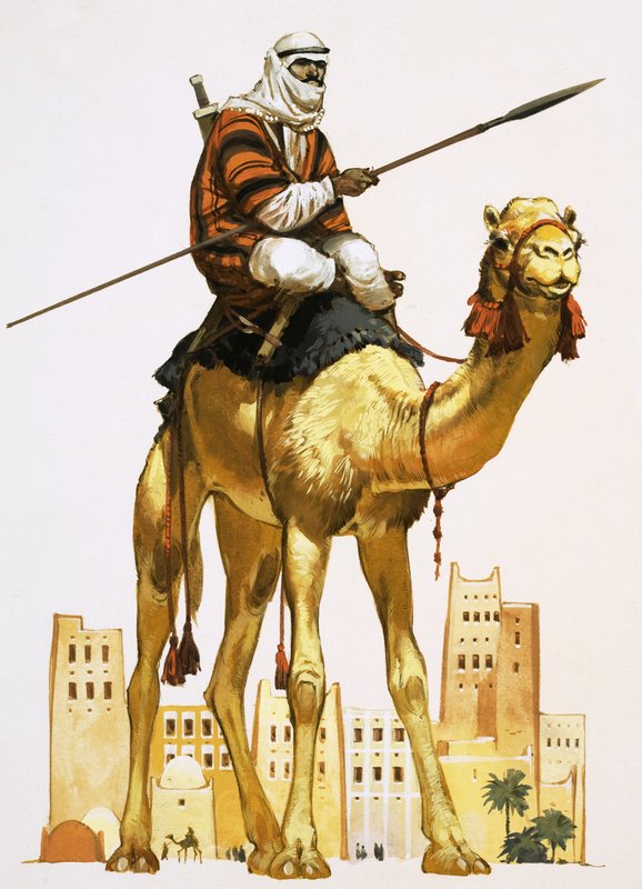 Araber auf Kamel von Angus McBride