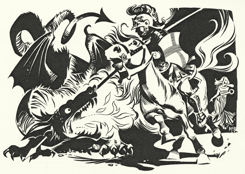 St. Georg und der Drache von Angus McBride
