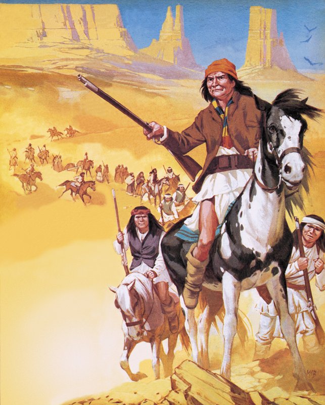 Die Entstehung Amerikas: Apache-Land! von Angus McBride