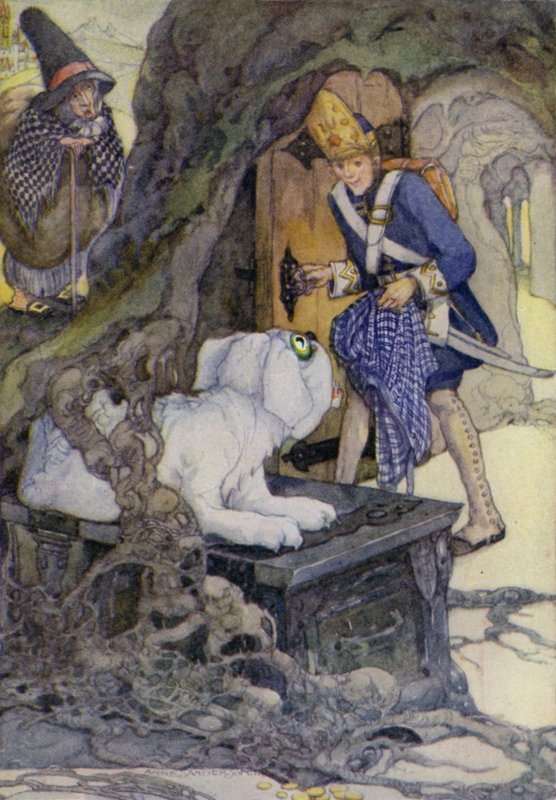 Das Feuerzeug (Farblithografie) von Anne (after) Anderson