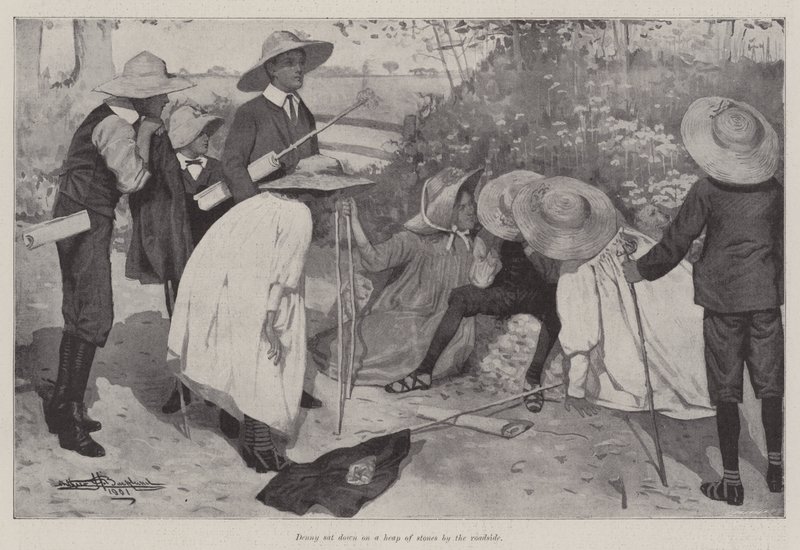 Die Canterbury-Pilger, von E. Nesbit von Arthur Herbert Buckland
