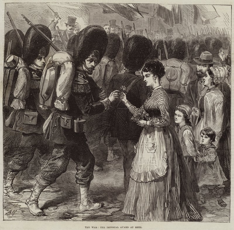 Der Krieg, die kaiserliche Garde bei Metz von Arthur Hopkins