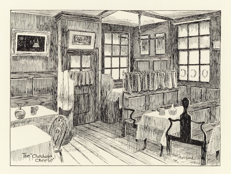 Ye Olde Cheshire Cheese von Arthur Moreland