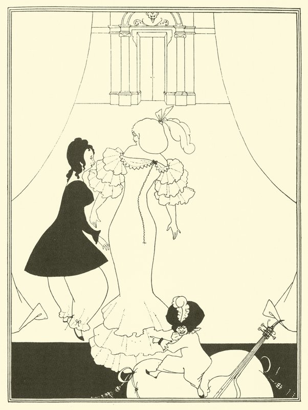 Komödie-Ballett der Marionetten von Aubrey Beardsley