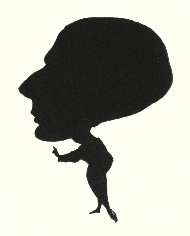Silhouette von Aubrey Beardsley von Aubrey Beardsley