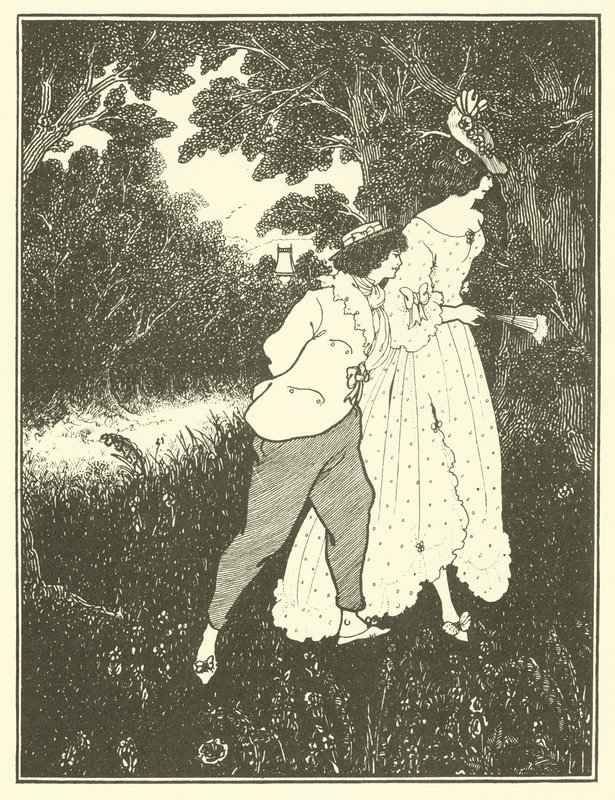 Die drei Musiker von Aubrey Beardsley