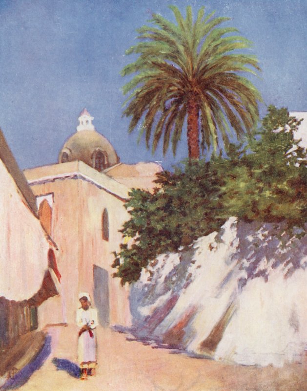 Straße, Capri von Augustine Fitzgerald