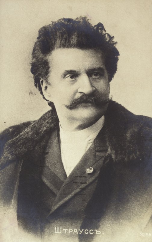 Porträt von Johann Strauss II von Austrian School