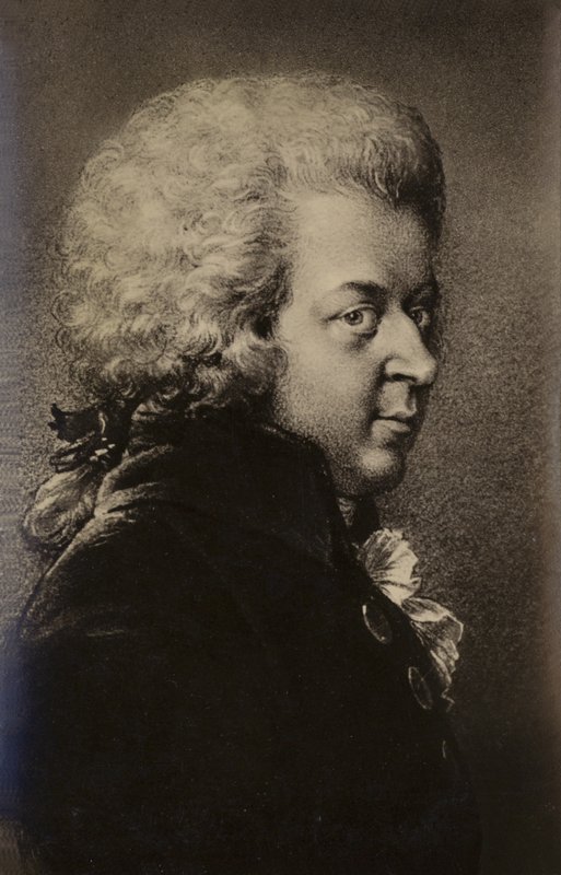 Porträt von Wolfgang Amadeus Mozart von Austrian School