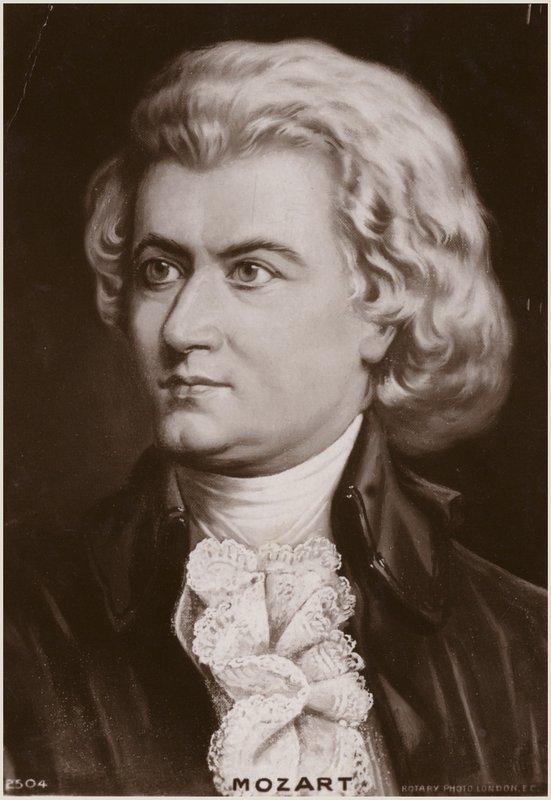 Porträt von Wolfgang Amadeus Mozart von Austrian School