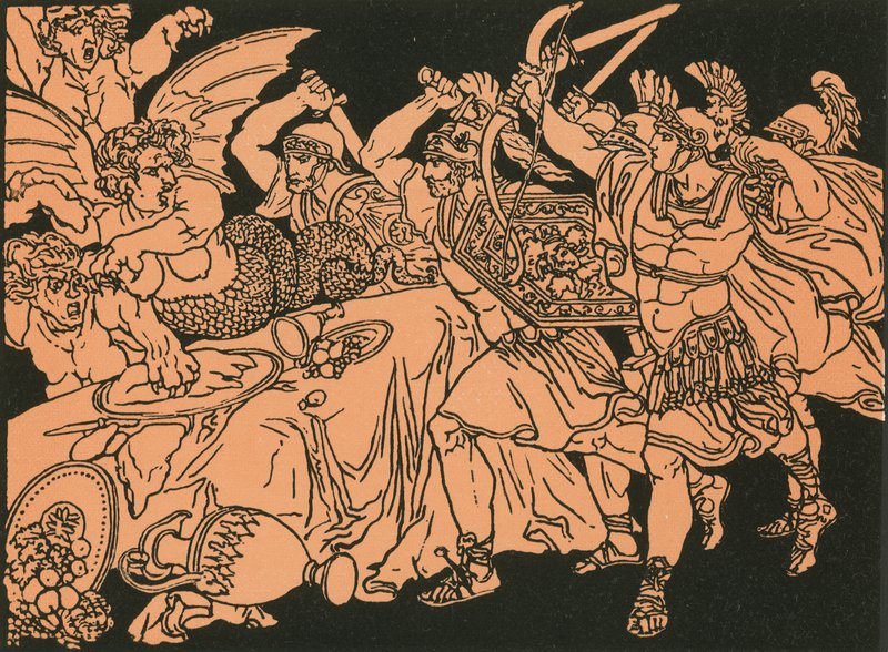 Die Harpyien von Bartolomeo Pinelli