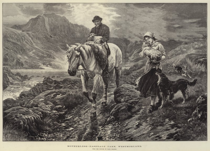 Mutterlos, Easedale Tarn, Westmorland von Basil Bradley
