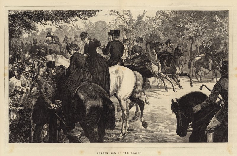 Rotten Row in der Saison von Basil Bradley