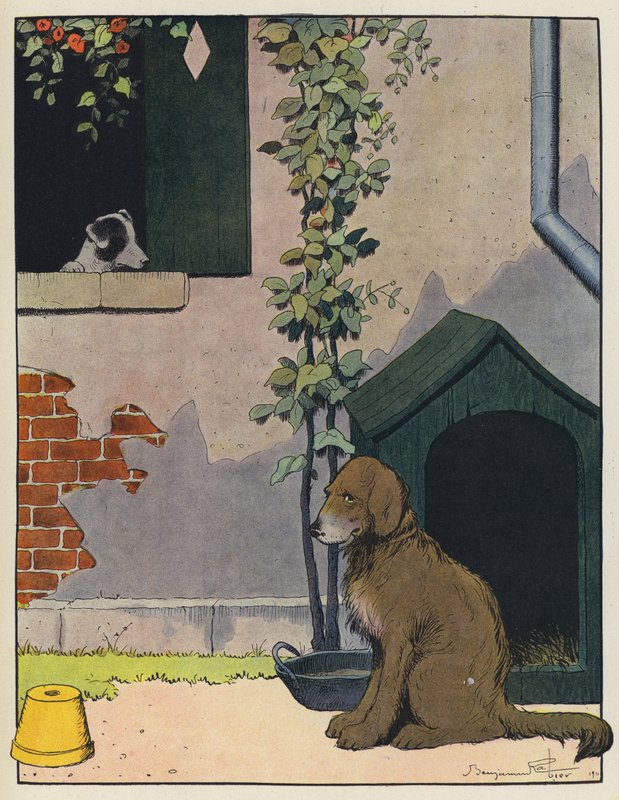 Zwei Hunde von Benjamin Rabier