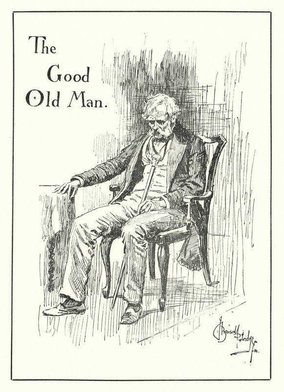Der gute alte Mann (Gravur) von Bernard (after) Partridge