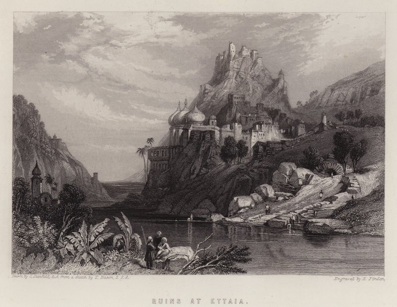 Ruinen in Ettaia von C. (after) Stanfield