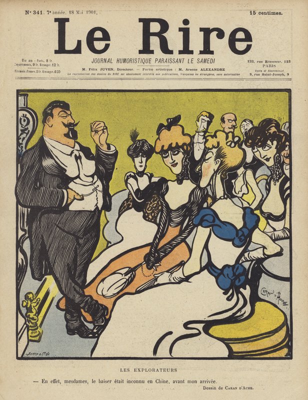 Illustration für Le Rire von Caran d Ache