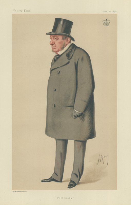 Lord Lyons (Farblithografie) von Carlo Pellegrini