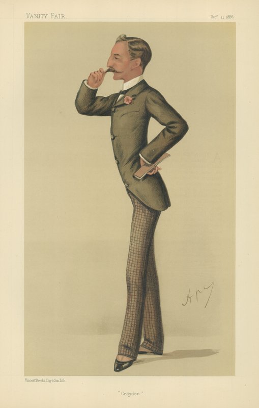 Der ehrenwerte Sidney Herbert (Farblithografie) von Carlo Pellegrini