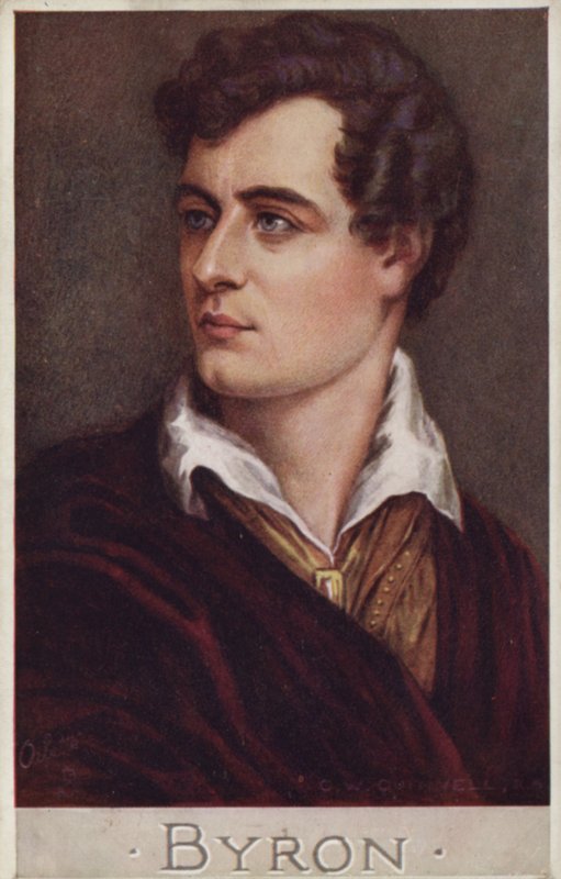 Lord Byron (1788-1824), englischer Dichter von Cecil Watson Quinnell