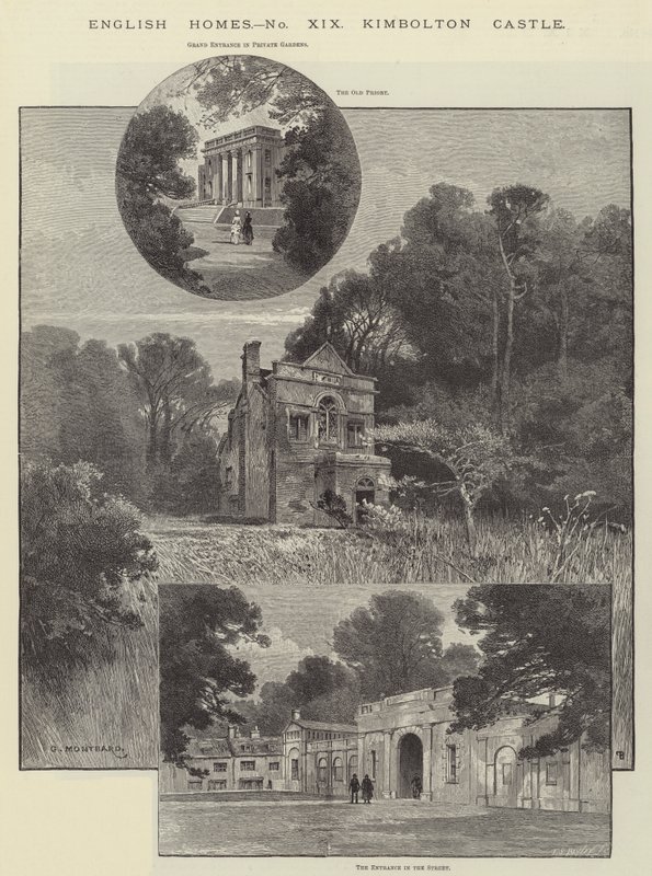 Kimbolton Castle von Charles Auguste Loye
