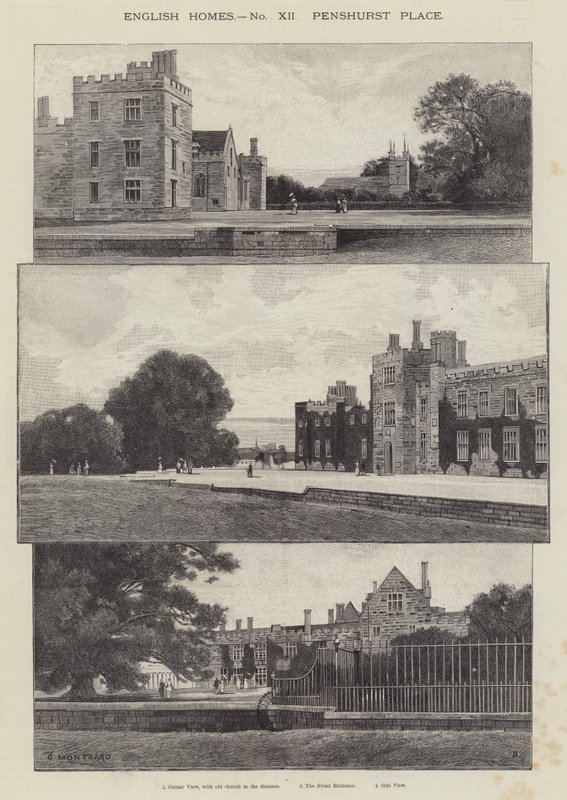 Penshurst Place von Charles Auguste Loye