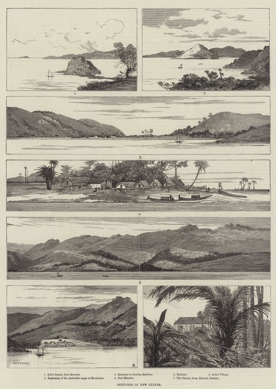 Skizzen in Neuguinea von Charles Auguste Loye
