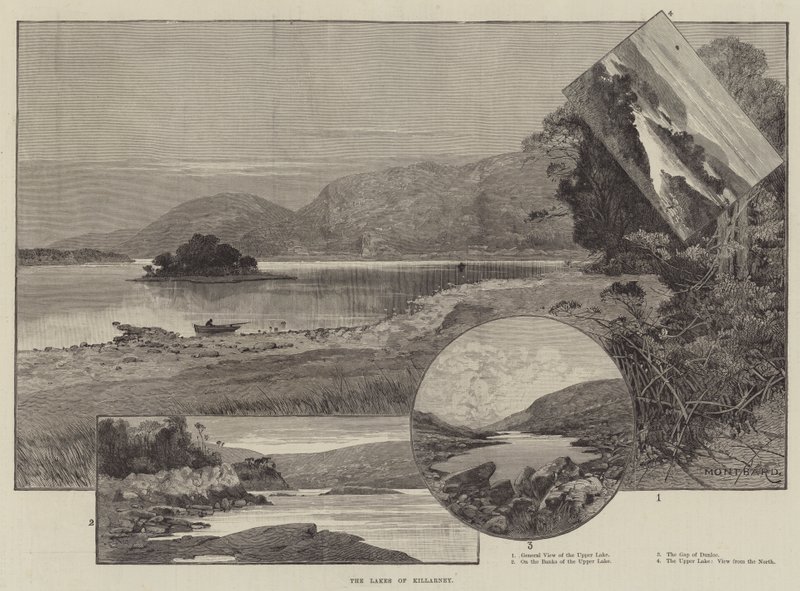 Die Seen von Killarney von Charles Auguste Loye