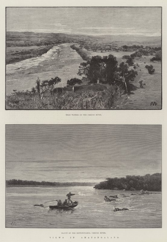 Ansichten in Amatongaland von Charles Auguste Loye