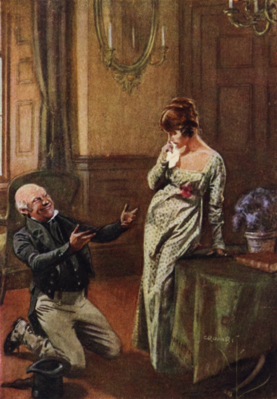 Old Sir Pitt macht Becky Sharp einen Antrag, und ein Teil ihres Geheimnisses wird enthüllt von Charles Crombie