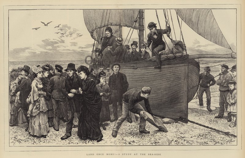 Land Einmal Mehr!, eine Studie am Meer von Charles Green