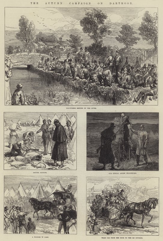 Die Herbstkampagne auf Dartmoor von Sir John Charles Robinson