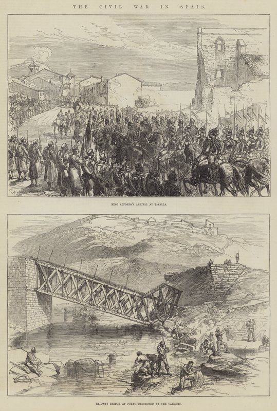 Der Bürgerkrieg in Spanien von Sir John Charles Robinson