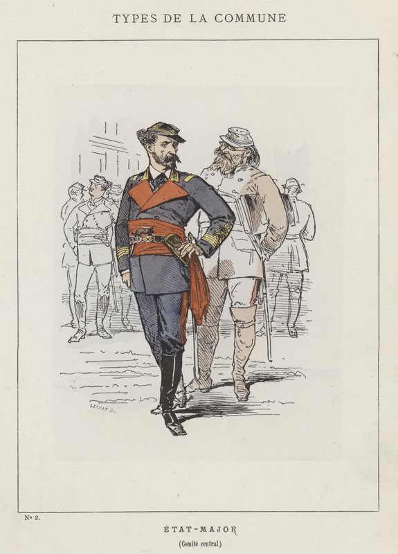Etat-Major, Zentralkomitee von Charles Albert d Arnoux Bertall