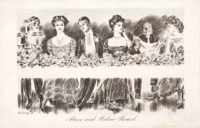 Über und unter Deck von Charles Dana Gibson
