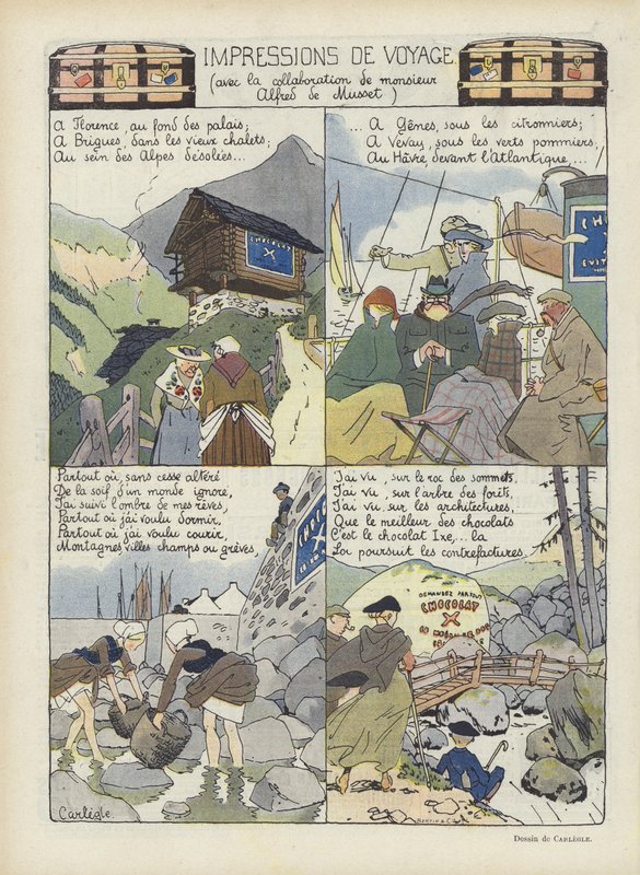 Illustration für Le Rire von Charles Emile Egli