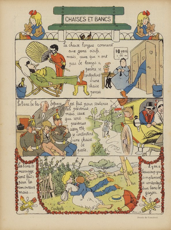 Illustration für Le Rire von Charles Emile Egli