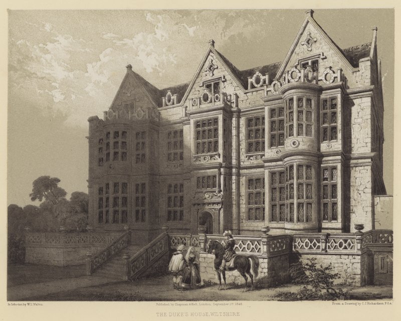 Das Haus des Herzogs, Wiltshire von Charles James Richardson