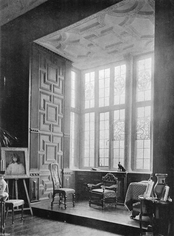 Broughton Castle: Das Salonfenster von Charles Latham
