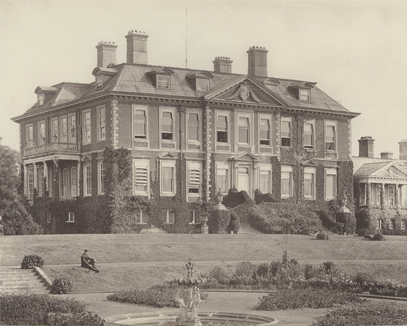 Melton Constable, Norfolk, die Gartenfront von Charles Latham
