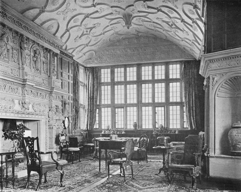 Das Wohnzimmer, Blick nach Westen von Charles Latham