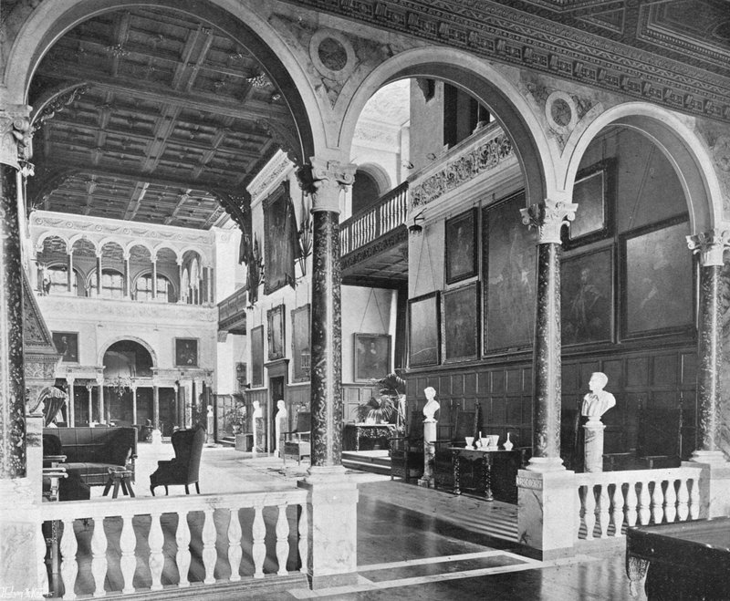 Die große Halle und ihre Galerien von Charles Latham
