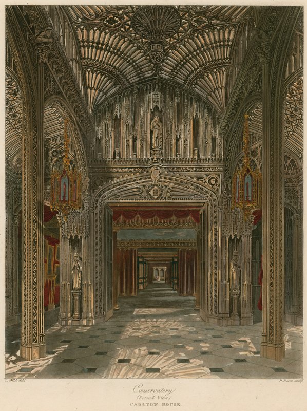Wintergarten, Carlton House, London von Charles Wild