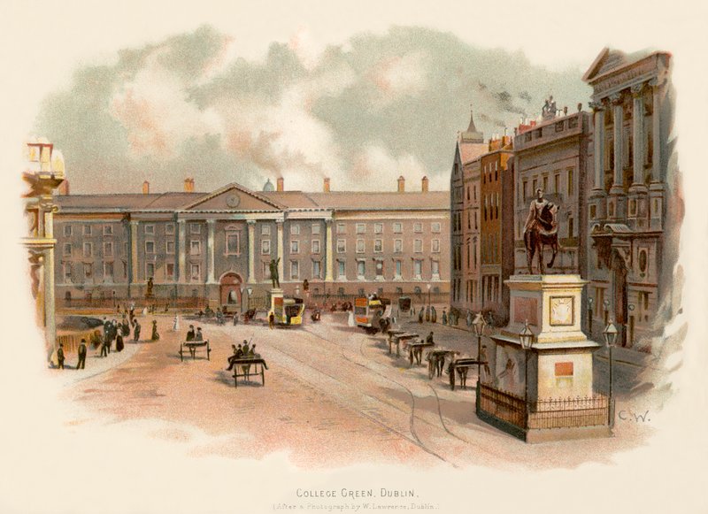 College Green, Dublin von Charles Wilkinson