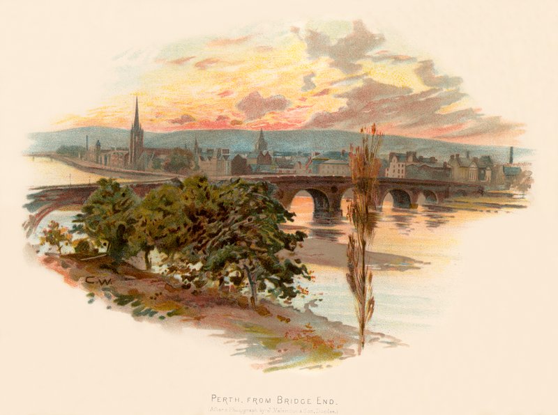 Perth, von Bridge End von Charles Wilkinson