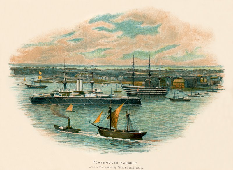 Hafen von Portsmouth von Charles Wilkinson